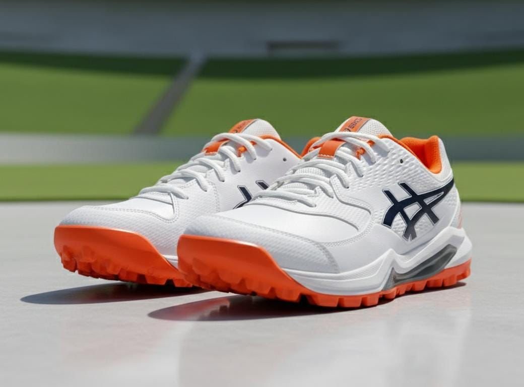 rn-image_picker_lib_temp_1ca7aeeb-e15e-4b86-b203-b3553bb7c6c7 Asics Gel Peack 3 Cricket Shoes - Image 1